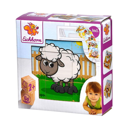 Eichhorn Houten Blokpuzzel Boerderij - Eichhorn - Merchandise - Simba Toys - 4003046005806 - 