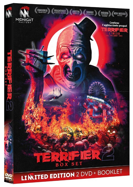 Cover for Terrifier 2 Boxset (2 Dvd+book (DVD) (2023)