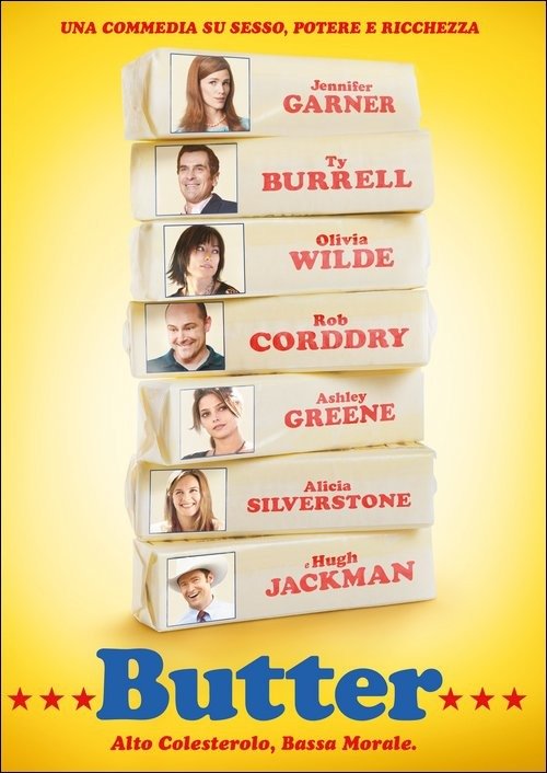 Cover for Ty Burrell,jennifer Garner,hugh Jackman,yara Shahidi,olivia Wilde · Butter (DVD) (2015)