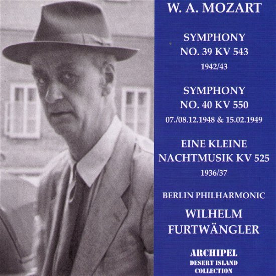 Cover for Mozart / Furtwangler · Sinfonien 39 &amp; 40 Kl. (CD) (2012)