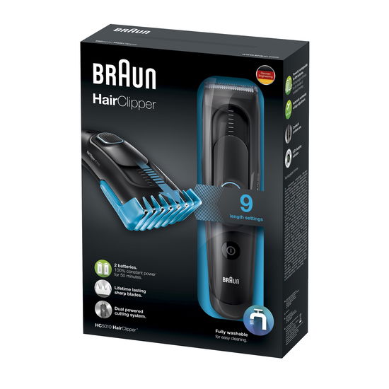 Cover for Braun · Braun Hairclip Hc5010 Blkmat Box Mn (N/A)