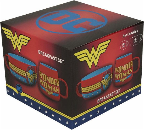DC COMICS - Breakfast Set - Wonder Woman - P.Derive - Merchandise -  - 5028486416806 - September 11, 2019