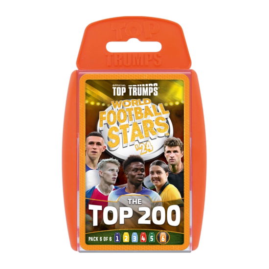 Top Trumps World Football Stars Top 200 Cards - Pack 6 - Winning Moves - Książki - WINNING MOVES - 5036905057806 - 1 listopada 2024