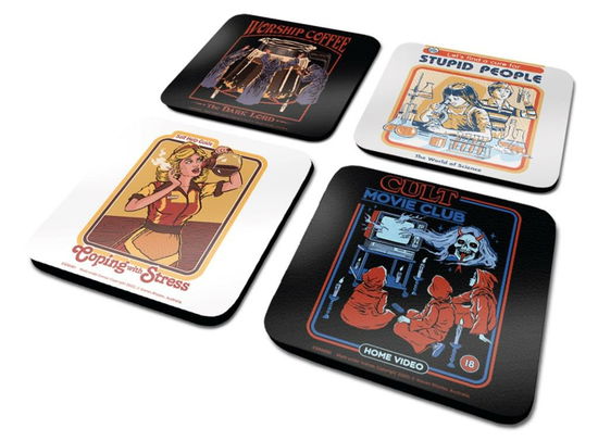 Steven Rhodes: Coaster Set (Set 4 Sottobicchieri) - Pyramid International - Produtos - - 5051265994806 -