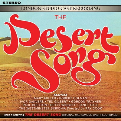 Cover for London Studio Cast Recording · The Desert Song (CD) (2021)