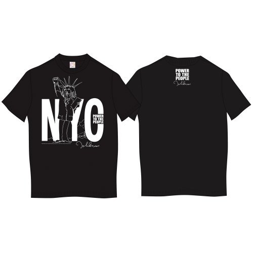 John Lennon Unisex T-Shirt: NYC Power to the People (Back Print) - John Lennon - Marchandise - Epic Rights - 5055295322806 - 