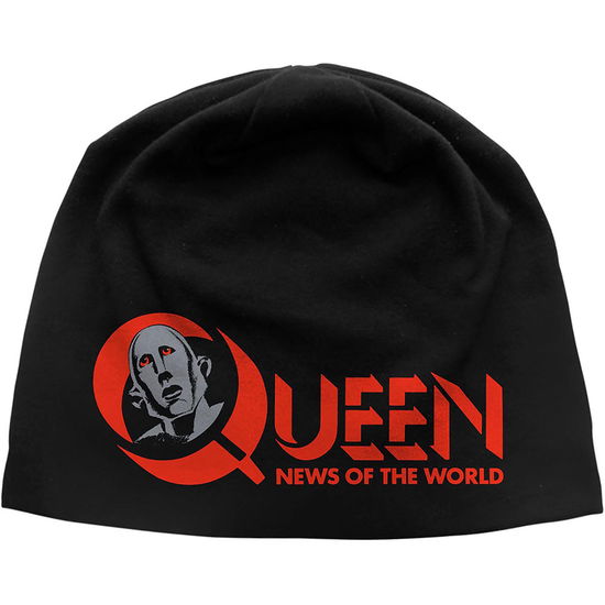 Cover for Queen · Queen Unisex Beanie Hat: News of the World (Black) (Bekleidung) [Black - Unisex edition] (2018)