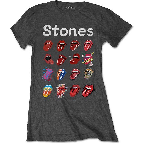 The Rolling Stones Ladies T-Shirt: No Filter Evolution - The Rolling Stones - Produtos - MERCHANDISE - 5056170635806 - 21 de janeiro de 2020