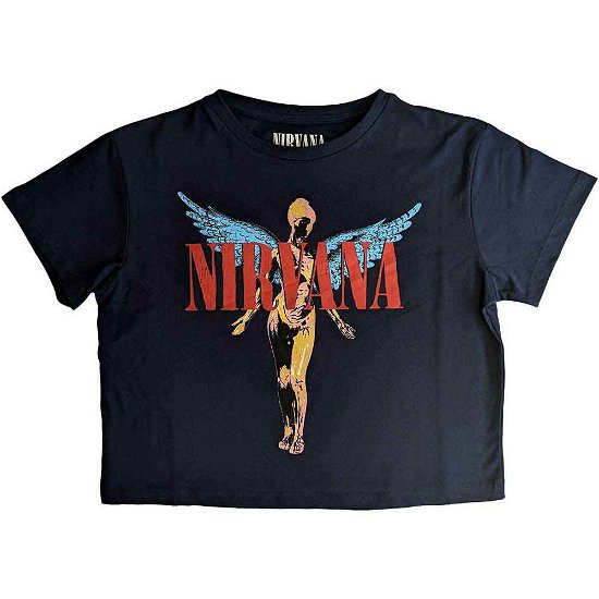 Nirvana Ladies Crop Top: Angelic - Nirvana - Merchandise -  - 5056561079806 - 