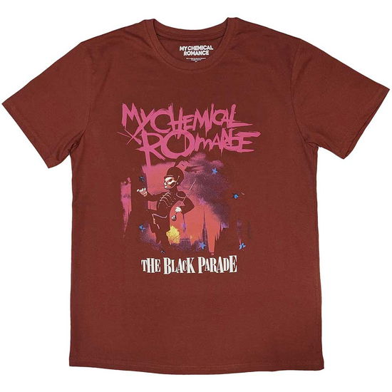 My Chemical Romance Unisex T-Shirt: March (Red) - My Chemical Romance - Merchandise -  - 5056737216806 - November 16, 2023