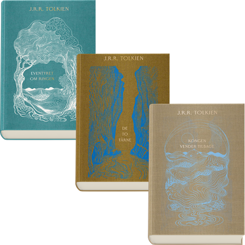 Cover for J.R.R. Tolkien · Ringenes herre 1-3 (Book) [1. Painos] (2021)