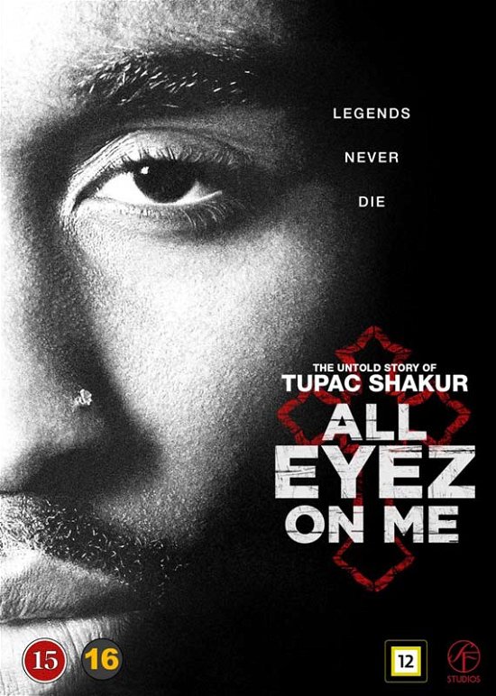 Cover for Tupac Shakur · All Eyez on Me (DVD) (2017)