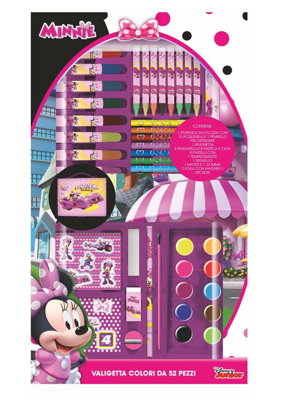 Cover for Minnie · MC MIN0184 - Minnie - Valigetta Colori 54 Pz (MERCH)