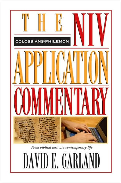 Cover for David E. Garland · Colossians, Philemon - The NIV Application Commentary (Hardcover Book) (1998)