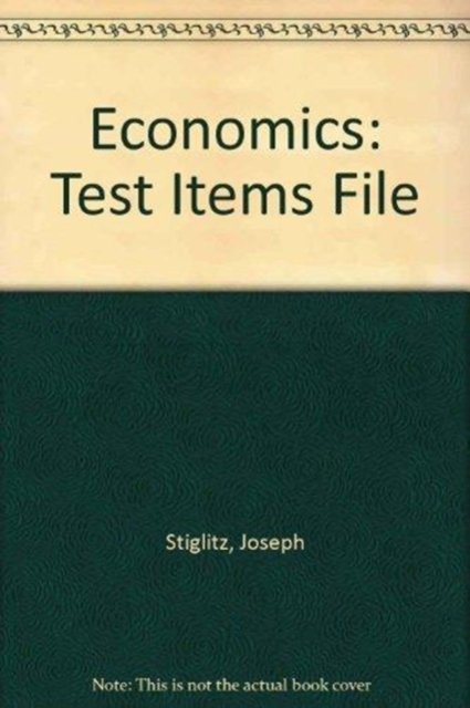 Cover for Joseph E. Stiglitz · Economics (Test Items File) (Pocketbok) (2003)