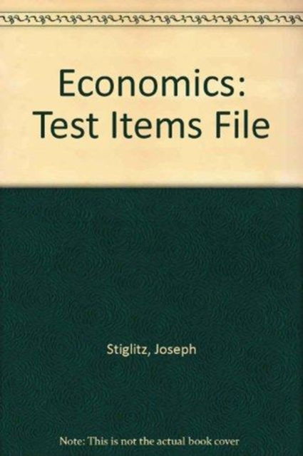 Cover for Joseph E. Stiglitz · Economics (Test Items File) (Paperback Book) (2003)