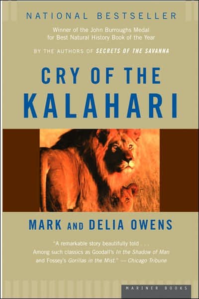 Cover for Mark Owens · Cry of the Kalahari (Pocketbok) (1992)