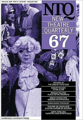 Cover for Clive Barker · New Theatre Quarterly 67: Volume 17, Part 3 - New Theatre Quarterly (Paperback Bog) (2001)