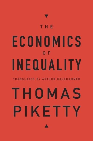 Cover for Thomas Piketty · The Economics of Inequality (Hardcover Book) (2015)