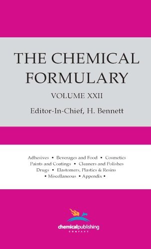 Cover for H Bennett · The Chemical Formulary, Volume 22: Volume 22 (Hardcover Book) (1979)