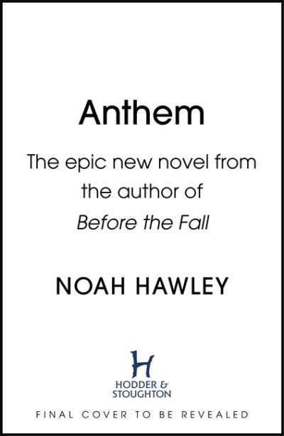 Cover for Noah Hawley · Anthem (Paperback Book) (2022)