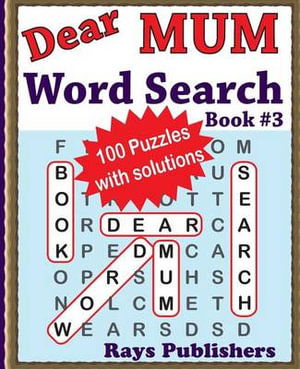 Cover for Rays Publishers · Dear Mum Word Search Book (Paperback Book) (2016)