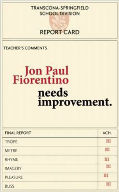 Cover for Jon Paul Fiorentino · Needs Improvement (Paperback Book) (2013)