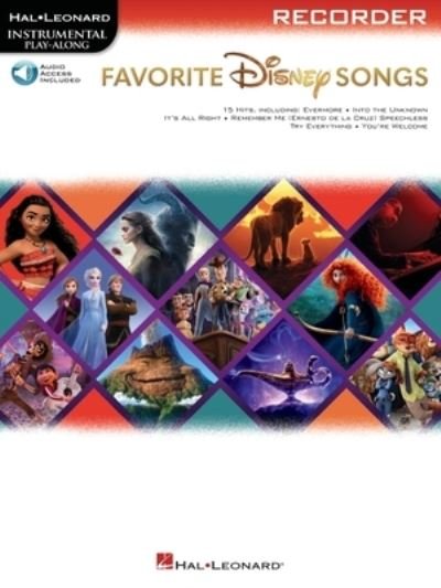 Cover for Hal Leonard Corp · Favorite Disney Songs: Instrumental Play-Along - Recorder (Book) (2022)