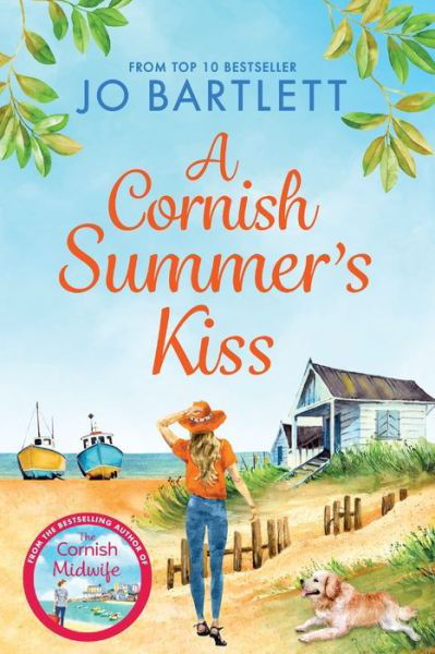Cover for Jo Bartlett · A Cornish Summer's Kiss: An uplifting read from the top 10 bestselling author of The Cornish Midwife (Pocketbok) [Large type / large print edition] (2021)