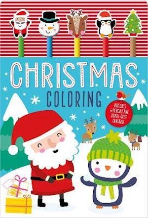 Cover for Make Believe Ideas · Christmas Colouring - Eraser Pencil Toppers (Paperback Book) (2021)