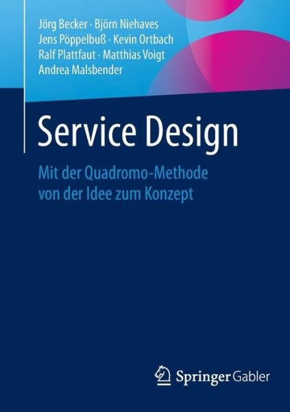 Cover for Jorg Becker · Service Design (Book) [2015 edition] (2015)