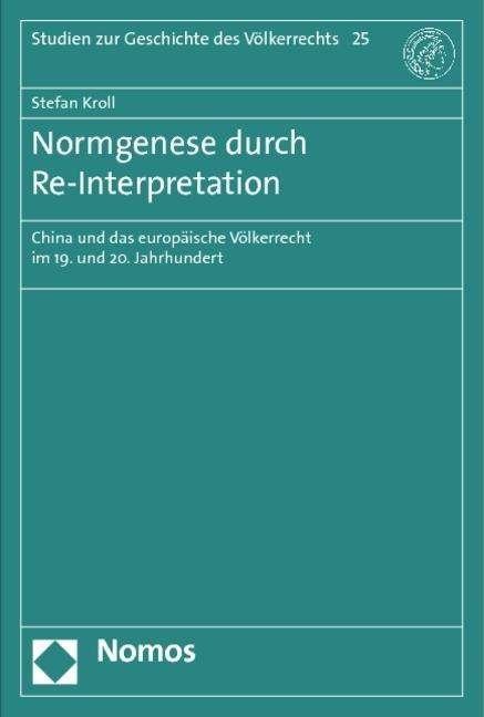 Cover for Kroll · Normgenese durch Re-Interpretatio (Bog) (2012)