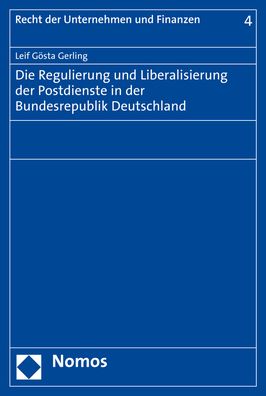 Cover for Gerling · Die Regulierung und Liberalisie (Book) (2019)