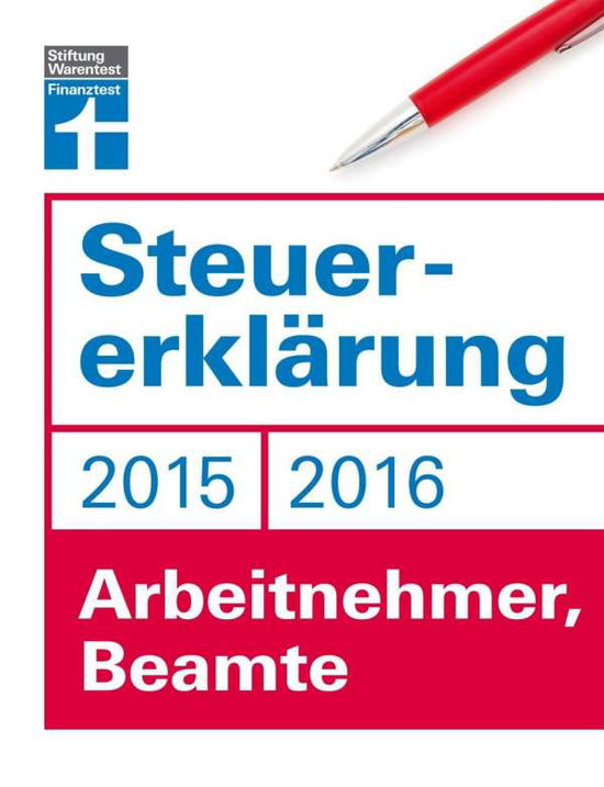 Cover for Fröhlich · Steuererklärung 2015/2016-Arb. (Book)