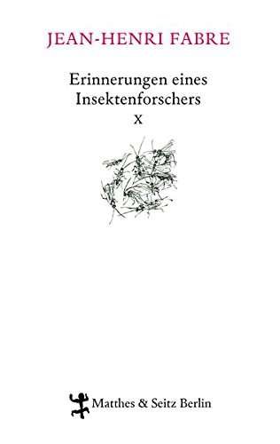 Cover for Fabre · Erinnerungen e.Insektenf.10 (Book)