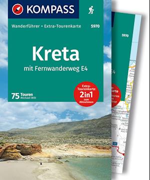 Cover for Michael Will · KOMPASS Wanderführer Kreta mit Weitwanderweg E4, 75 Touren mit Extra-Tourenkarte (Book) (2024)