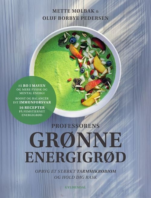 Cover for Mette Mølbak; Oluf Borbye Pedersen · Professorens grønne energigrød (Bound Book) [1º edição] (2024)