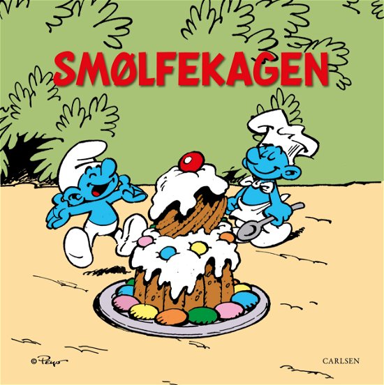 Cover for Peyo · Smølfekagen (Indbundet Bog) [1. udgave] (2024)