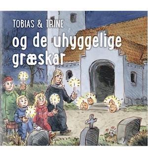 Cover for Malene Fenger-Grøndahl · Tobias &amp; Trine: Tobias &amp; Trine og de uhyggelige græskar (Sewn Spine Book) [1er édition] (2020)