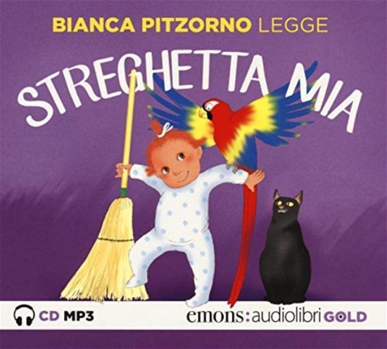 Cover for Bianca Pitzorno · Streghetta Mia Letto Da Bianca Pitzorno. Audiolibro. CD Audio Formato MP3 (CD)