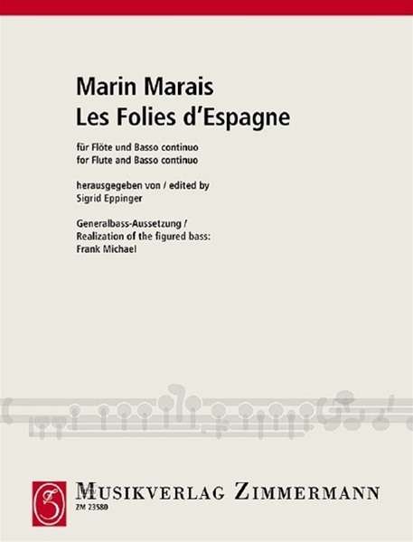 Cover for Marais · Les Folies d'Espagne (Bok)