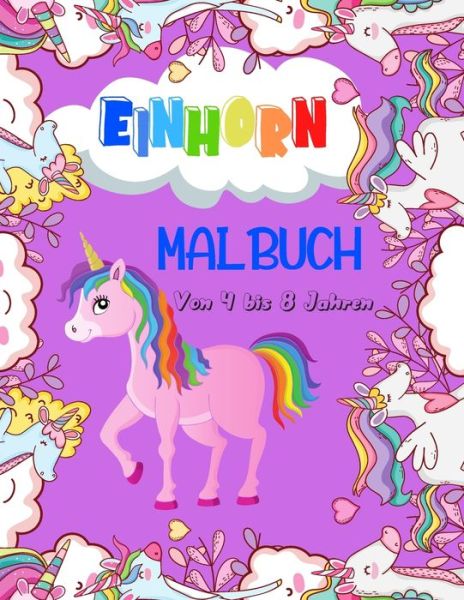 Cover for Meine Feenwelt Malvorlagen · Einhorn Malbuch (Paperback Book) (2020)