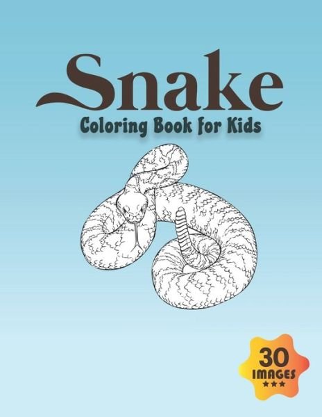 Cover for Neocute Press · Snake Coloring Book for Kids (Paperback Bog) (2020)