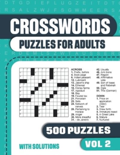 Cover for Visupuzzle Books · Crosswords Puzzles for Adults (Taschenbuch) (2021)