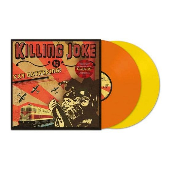 Cover for Killing Joke · Xxv Gathering: Let Us Prey (Orange &amp; Yellow Coloured Vinyl Reissue) (LP) [Colored Vinyl edition] (2023)