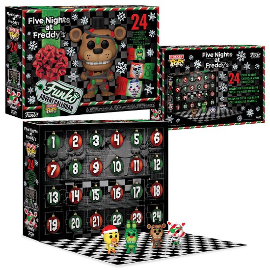  Funko Pop! Advent Calendar: Five Nights at Freddy's 2023, 24  Pocket Pop! Vinyl Figures : Toys & Games