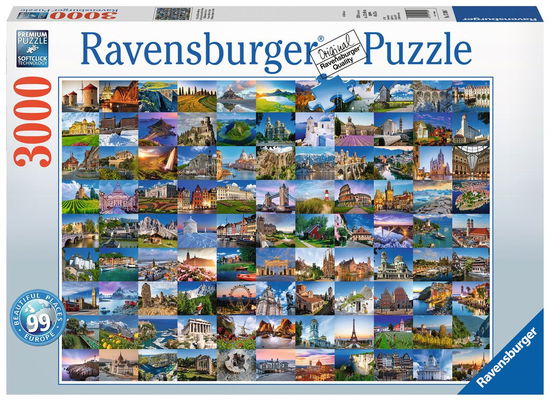 Cover for Ravensburger · 99 Beautiful Places.Europ (Puzzle).17080 (Book) (2019)