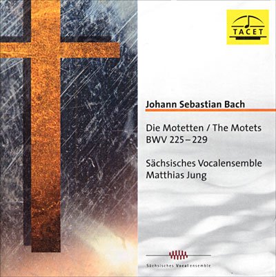 Cover for Bach,j.s. / Jung / Saxon Vocal Ensemble · Motets Bwv 225-229 (CD) (2001)