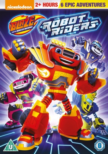 Cover for Blaze and the Monster Machines Robot Ri · Blaze And The Monster Machines - Robot Riders (DVD) (2019)