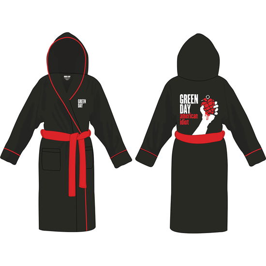 Cover for Green Day · Green Day Unisex Bathrobe: American Idiot (Small - Medium) (Klær) [size M] [Black - Unisex edition]